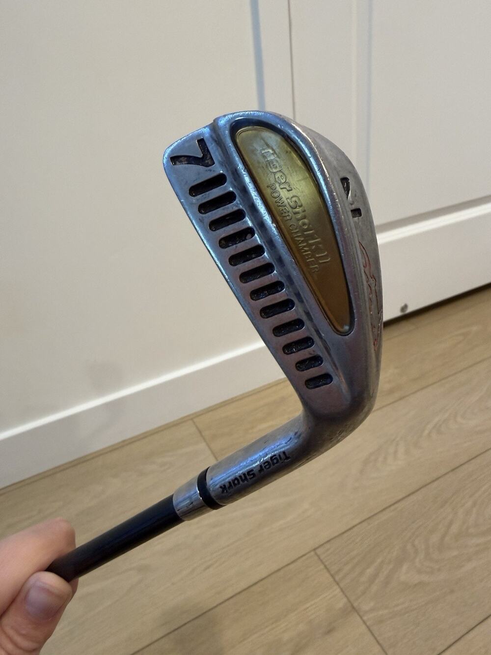 Tiger Shark II Power Chamber 7 Iron Forged Blade Premium Shaft Reg Flex
